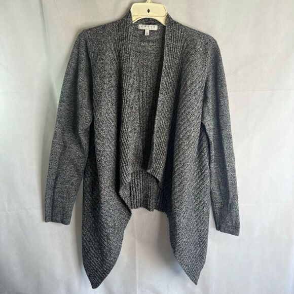 Chaus Open Front Waterfall Long Sleeve Knit Cardigan Women's Size Large - Picture 8 of 8